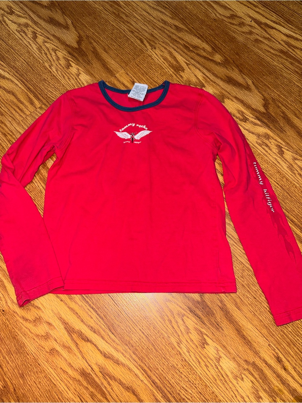 Women’s vintage long sleeve Tommy Hilfiger top.